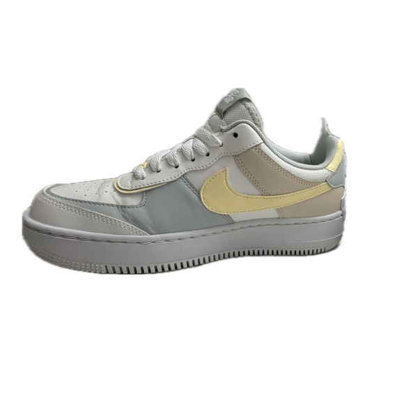 Nike AF1 Shadow - Sail/Citron Tint/Pearl White/Light Silver - Picture 3 of 9